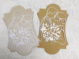 Елементи от хартия - Рамка Малдоженци - 4 елемента