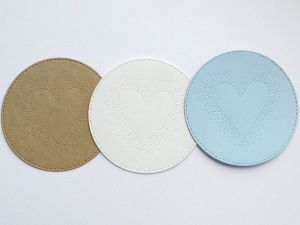 Елементи от хартия - Рамка Сърце - 3 бр.