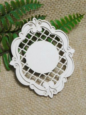 Рамкa двупластова овал с мрежа - 1 бр.