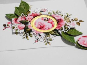 Композиция - Рамка Рози  с таг - 1 бр.