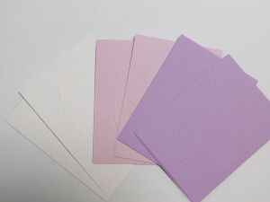 Релефни заготовки за картички - Oval Frame - 6 бр.