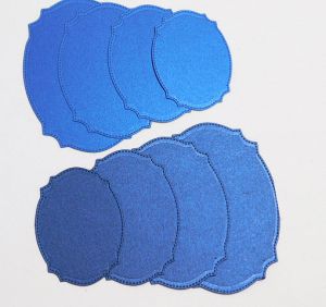 Рамки Перла - Тъмно синьо микс - 8 бр 