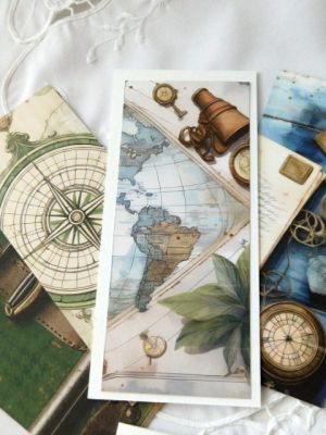 Заготовки за картички - Summer Adventures -  9 елемента