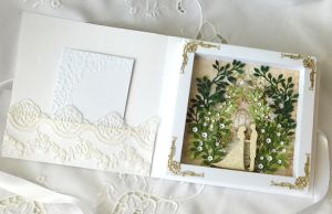 Комплект дизайнерска хартия - HEARTBEAT WEDDING - 6 листа