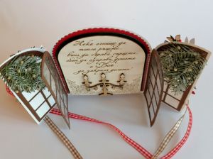 Картичка Прозорец - 14,50 х 10,00 см