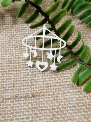 Бебешки истории - Бебешка въртележка - 4,00 х 4,00 см- 10 бр.