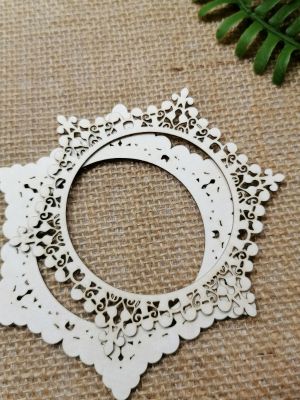 Многопластова 3D Рамка Кръг - 11 см