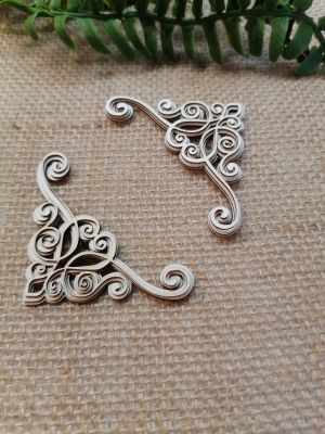 Многопластов 3D Ъгъл - 5,50 х 5,50 см - 2 бр.