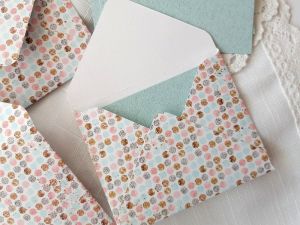 Комплект пликове с вложки - Камъчета - 8,50 х 10,50 см - 4 бр.