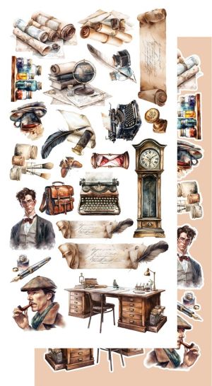 Комплект дизайнерска хартия - Behind Closed Doors - 6 листа