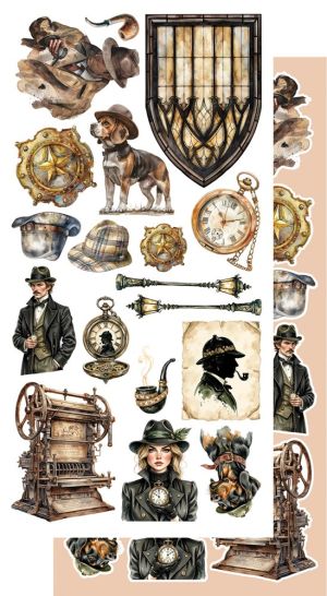 Комплект дизайнерска хартия - Behind Closed Doors - 6 листа