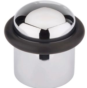 Стопер за врата, никелирана стомана - Ø 29 x 37 мм- 1 бр.