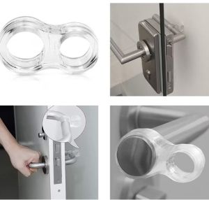 Силиконов стопер за дръжка на врата - 4 бр.