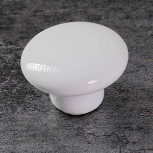 Дръжка - Керамична Бяло  - Ø 25 x 20 мм