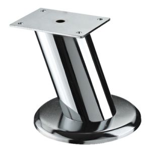 Крак за мебели - Сребрист стомана, хромирани 100 x Ø 50 мм,