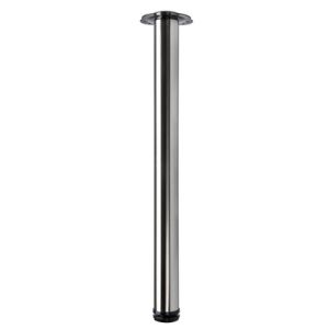 Крак за маса - Инокс Стомана - 700 - 730 x Ø 60 мм, 