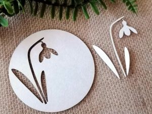 Кръгъла рамка Кокиче - 8,50 см