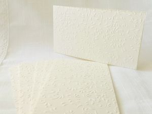 Релефни Заготовки за картички - ROMA Champange - 6 бр.