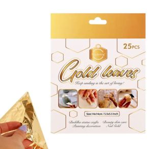 Шлак метал - Злато- 14.00  х 14.00 см. - 25 листи