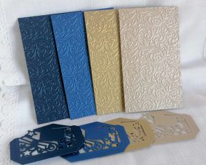 Перлени Релефни заготовки за картички - За неговото завършване - 8 бр.