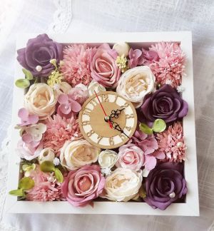 Часовников механизъм - плавен ( къса резба ) - Къси черни стрелки