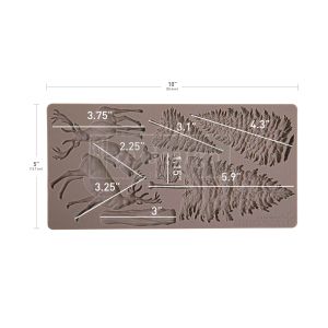 Силиконов молд - Evergreen Christmas Magic - 12,7 x 25,40 см