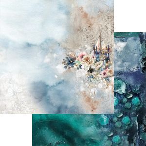 Комплект дизайнерска хартия - Ocean Blue - 6 листа