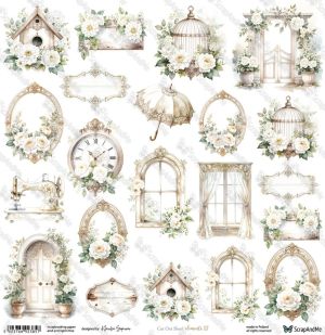 Дизайнерскa хартия - Simple Story 4 – Elements 12 - 1 лист