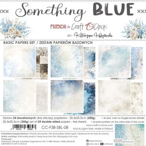 Комплект дизайнерска хартия - Something Blue Basic - 24 листа