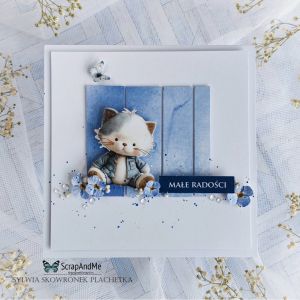 Дизайнерска хартия - Lovely Day In Blue – Baby 10 - 1 лист