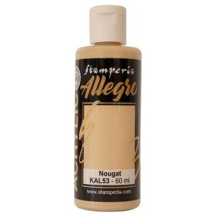 Акрилна боя Stamperia Allegro - Nougat - 60 мл.