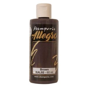 Акрилна боя Stamperia Allegro - Brown - 60 мл.