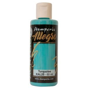 Акрилна боя Stamperia Allegro - Turquoise - 60 мл.
