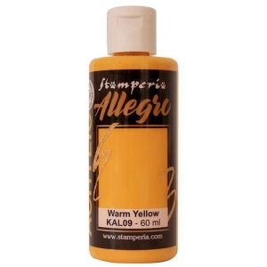 Акрилна боя Stamperia Allegro - Warm yellow - 60 мл.