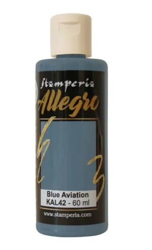Акрилна боя Stamperia Allegro - Blue Aviation - 60 мл.