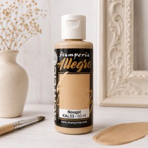 Акрилна боя Stamperia Allegro - Nougat - 60 мл.