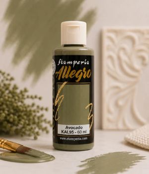 Акрилна боя Stamperia Allegro - Avocado - 60 мл.