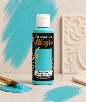 Акрилна боя Stamperia Allegro - Turquoise - 60 мл.