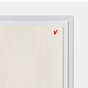 Картон - Olin Rough Soft White - A4 - 300 g/m²