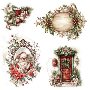 Комплект Rib-on трансфери - The Magic of December - 3 листа