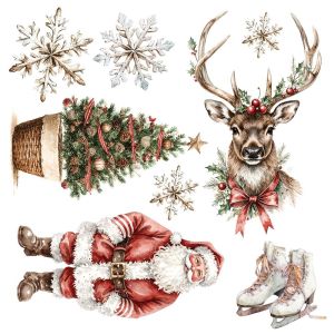 Комплект Rib-on трансфери - The Magic of December - 3 листа