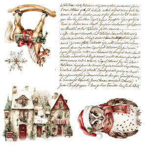Комплект Rib-on трансфери - The Magic of December - 3 листа
