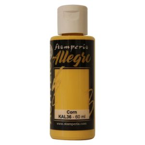 Акрилна боя Stamperia Allegro - Corn - 60 мл.