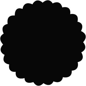 Перфоратор - Къдрав кръг - 2,5 см