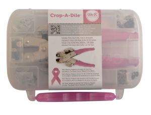 Crop-A-Dile pink box - Инструмент за поставяне на айлети / капси - ПЕРФОРИРА И ЗАТВАРЯ