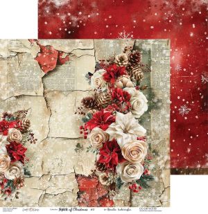 Комплект дизайнерска хартия 30,50х30,50 см- Spirit Of Christmas - 6 листа