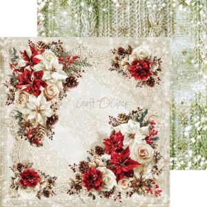 Комплект дизайнерска хартия 15,20х15,20 см- Spirit Of Christmas - 24 листа