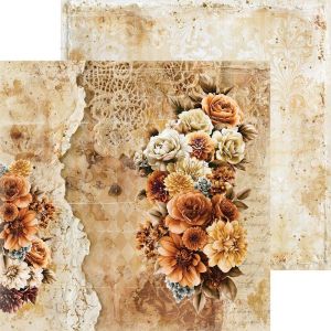 Комплект дизайнерска хартия 20,30х20,30 см - Shades Of Nature - 24 листа