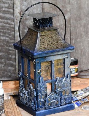 Силиконов молд - Winter Town - 12,7 x 20,40 см